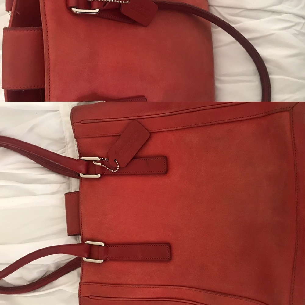 Red Coach purse.